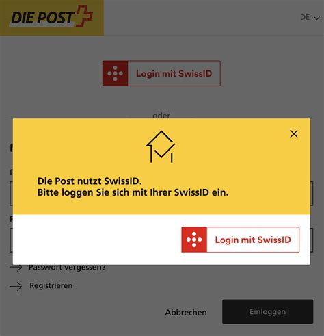 deutsche post einloggen.